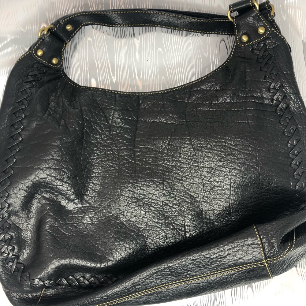 Calonge Black leather Hobo Bag